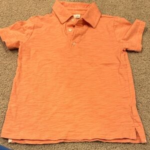 Janie and Jack Boys' Heathered Coral Polo